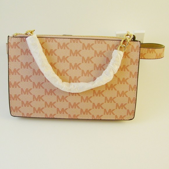 Michael Kors Fanny Pack Logo Signature Belt Bag  Size  M